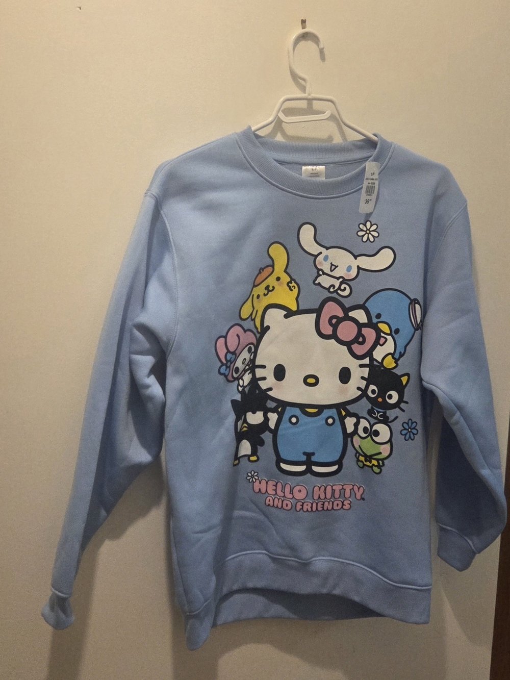 Hello Kitty Light Blue Kids Sweatshirt - Hello Kitty and Friends